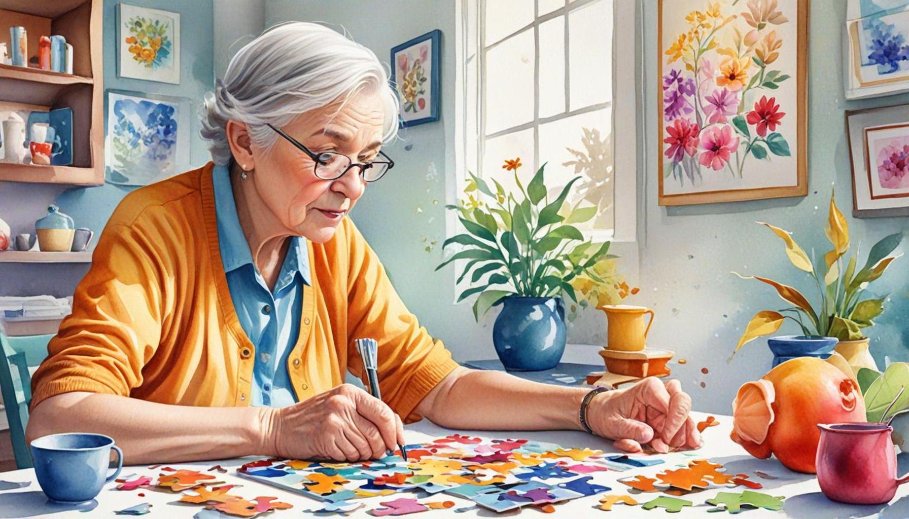 The impact of challenging puzzles on the memory of older adults