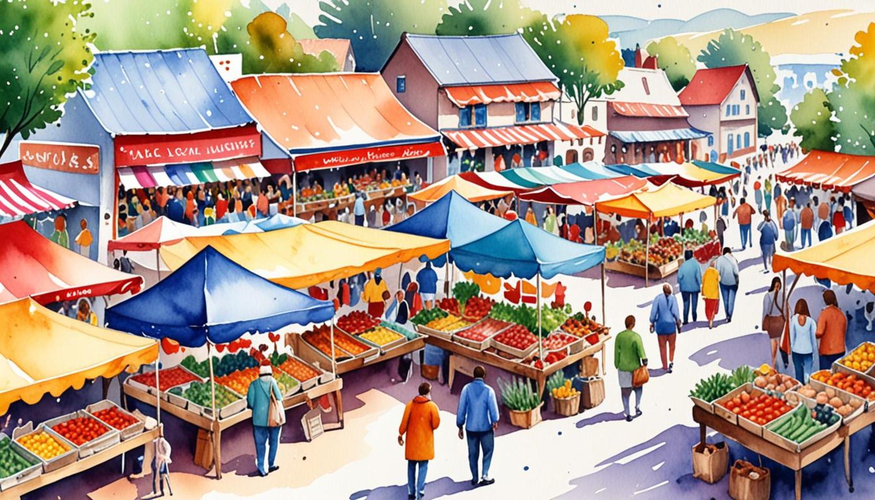 Local Markets and Fairs: Itineraries to Experience the Trade and Culture of the Region