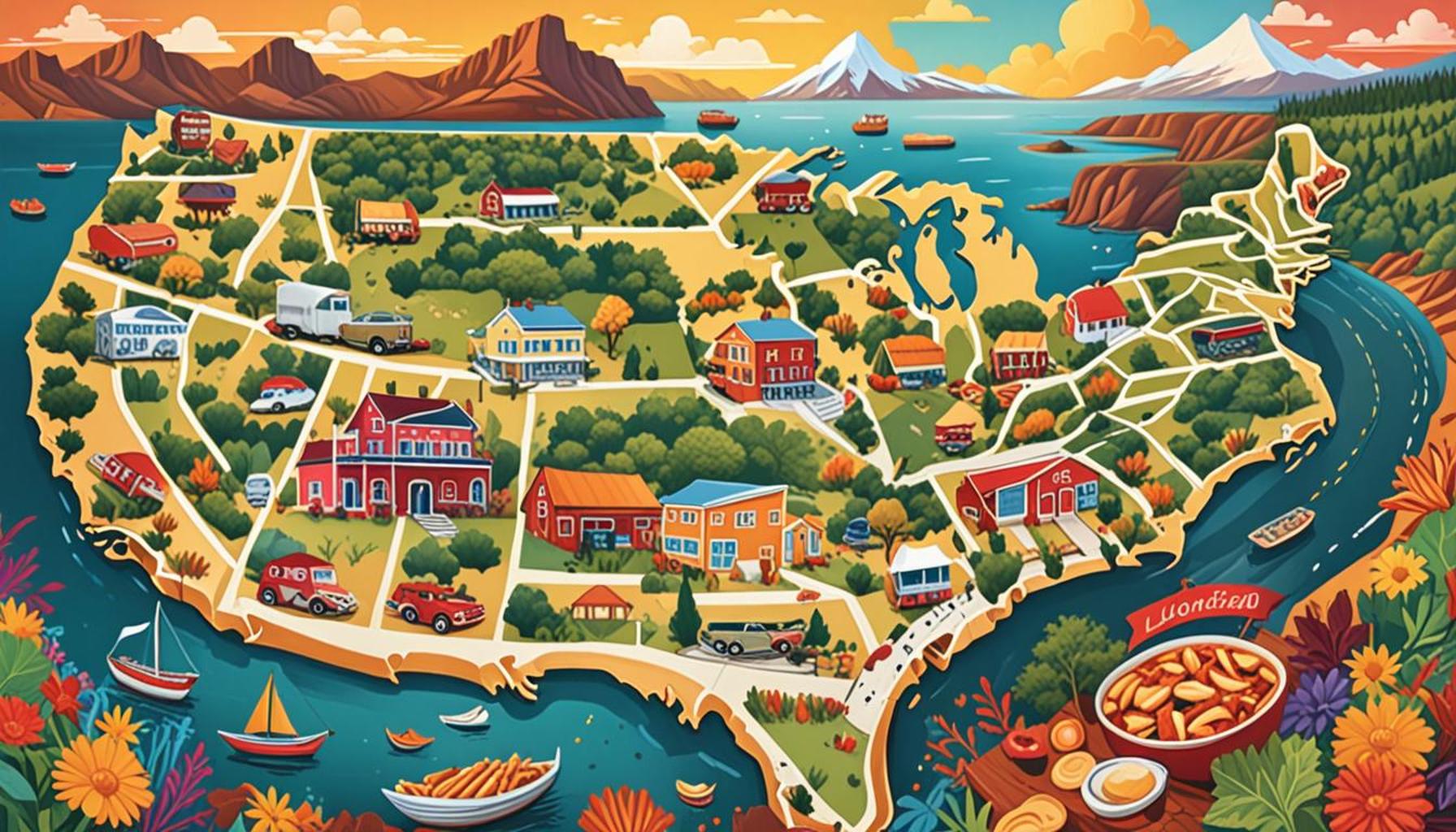 Unveiling the Scenic Routes to Enjoy Local Cuisine in the USA